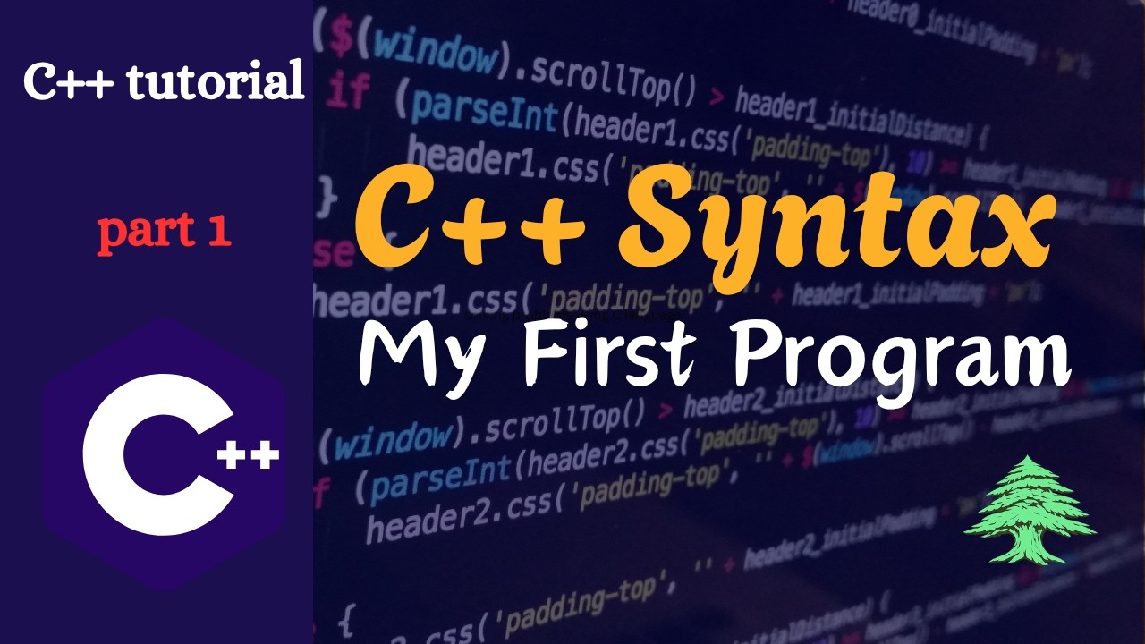 Learn C++ for Beginners #1 | Syntax Explained + First Program - YouTube