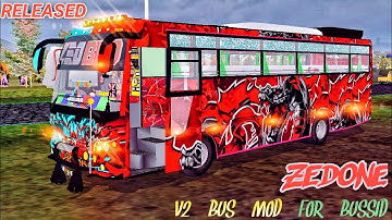 Released New Zedone V2 Bus Mod For Bussid💥New Bus Mod For Bussid || Bussid Bus Mod #bussidmod
