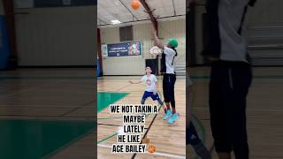 WE NOT TAKIN A MAYBE LATELY HE LIKE 👍🏾 ACE BAILEY 🏀