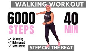 6000 Steps Walking Workout | Power walk for Weightloss All body type EASY TO FOLLOW | Walk at Home