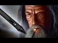 DIGITAL PAINTING speed process / gandalf pintura digital