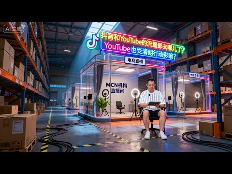 YouTube流量崩盘真相：竟是清朗行动的连锁反应？8月10日后数据断崖式下跌，大V与MCN机构集体受创，算法规则已变天 — TikTok Algorithm、YouTube Algorithm