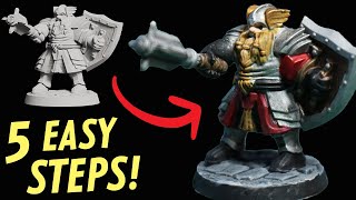 D&D Miniature Painting for Beginners (SUPER EASY) 2023