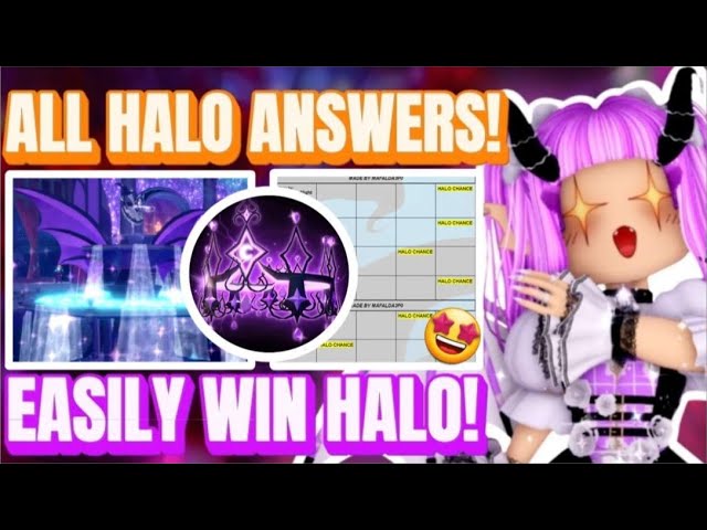 Royale High Halloween 2023 Halo Answers - Win the Dark Fairy Halo