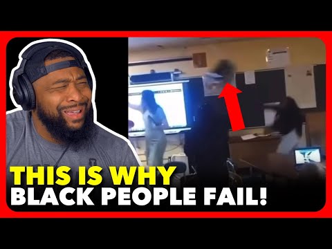 Black Student KNOCKS Teacher OUT With A Chair