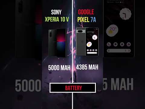 Sony Xperia 10 V vs Google Pixel 7A #shorts #tech #sony #samsung