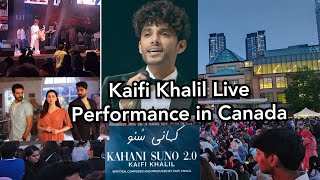 Kaifi Khalil Live performance(KAHANI SUNO)&More in Canada Mississauga Halal Food Festival/4KHD VIDEO