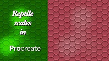 Reptile Scales in PROcreate