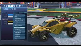 How To Make Your Car A Brown-Ish Gold In Rocket League