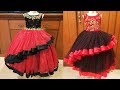 DIY Designer Traditional Frill Baby Dress Cutting And Stitching Full Tutorial
