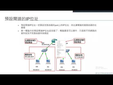 CCNA 網路實務教學: 15 預設閘道Default Gateway的作用