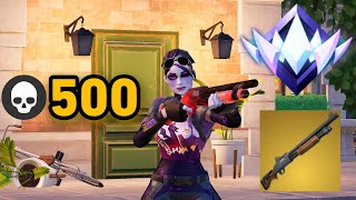500 Kill Unreal Rank *SOLO SQUADS RANKED* Wins | Fortnite Chapter 5