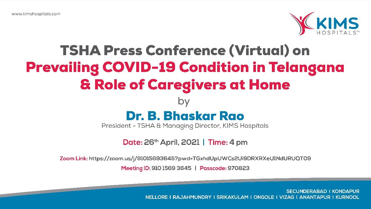 TSHA Press Conference(Virtual) on Prevailing COVID19 YouTube