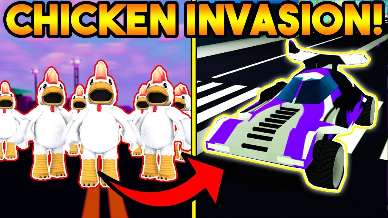 Defeating The Chicken Invasion Unlocking The Invader Roblox - alien chicken invasion roblox mad city new update youtube