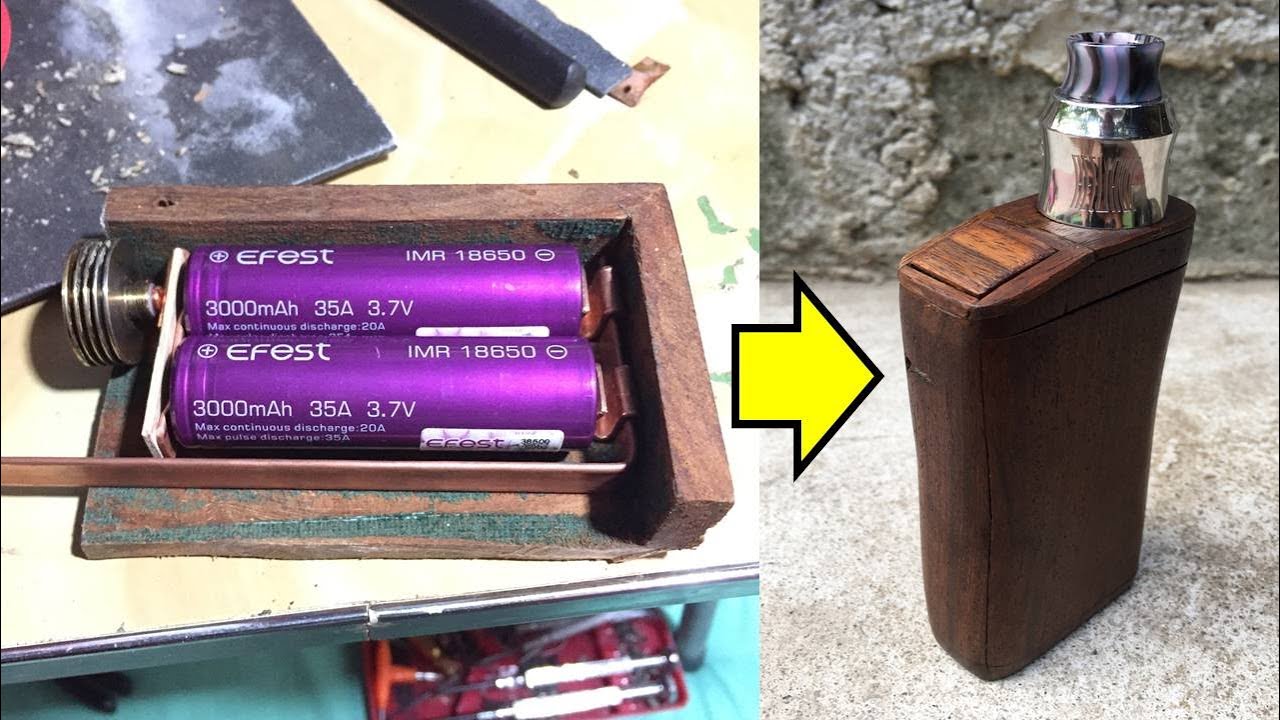 Dual Battery Wood Vape Box Mod Do It Yourself Youtube