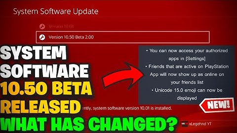 NEW PLAYSTATION 4 SYSTEM SOFTWARE UPDATE 10.50 BETA RELEASED! DOWNLOAD IT NOW!