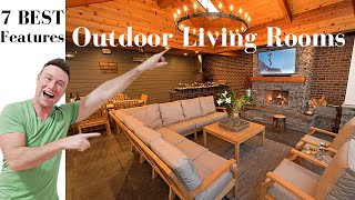 7 BEST Outdoor Living Room Features!