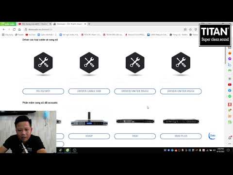 HƯỚNG DẨN TẢI PHẦN MỀM VANG SỐ CÁC LOẠI dBacoustic….TITAN VIETNAM mới nhất 2023