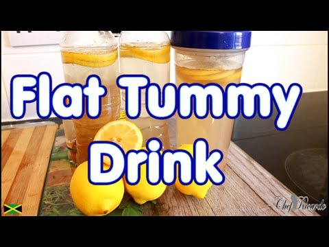 best-flat-tummy-drink-with-ginger-lemon-and-bragg-apple-cider-vinegar-|-recipes-by-chef-ricardo