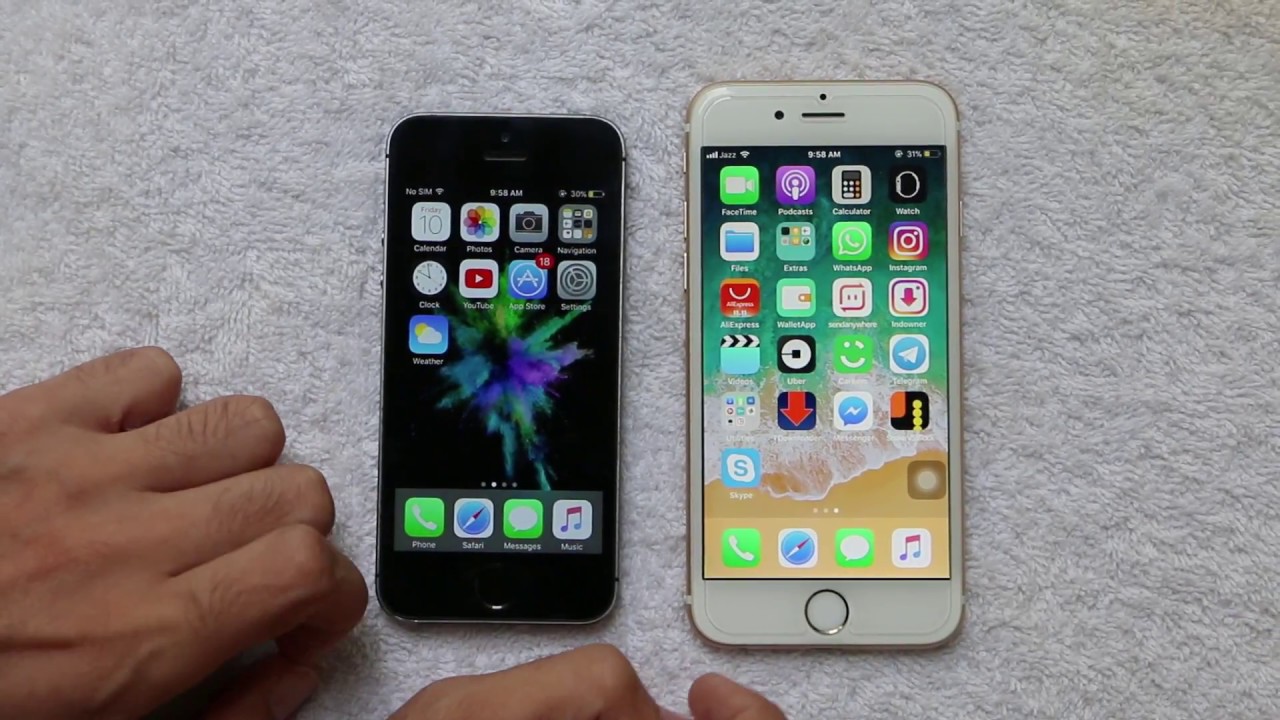 iPhone 5S Vs iPhone 6S Full YouTube