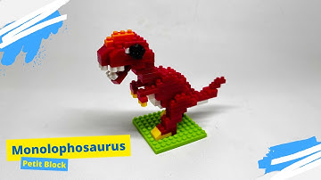 Monolophosaurus Petit Block | Dinosaur #build #block #brick #lego #toys