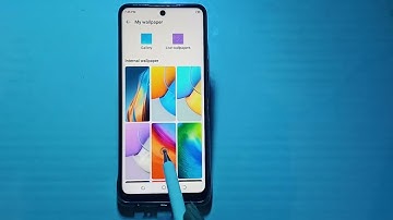 how to set wallpaper in Tecno camon 17