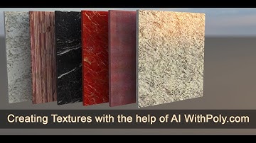Creating Textures with the help of AI and WithPoly.com