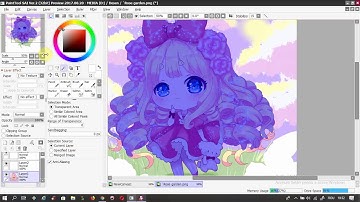 3d Image on Facebook tutorial- Paint Tool Sai 2