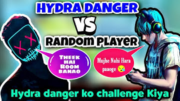 🥵Random Player Challenged hydra Danger for 1v1 TDM | Hydra Danger Vs Random Player | Danger Jod