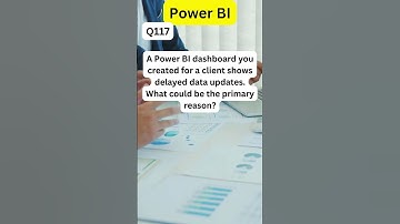 Q117: scenario based Power BI Essential Interview Questions and Answers #powerbi #powerbiessentials