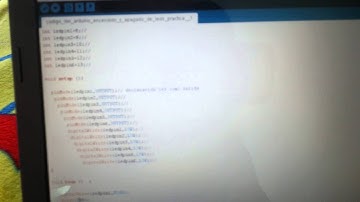 circuito encendido y apagado de leds con arduino