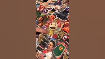 Swazzle Decoupage Wall #puppet #decoupage