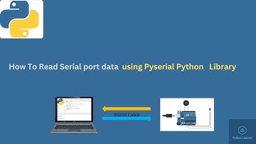 How to read serial port data using python library