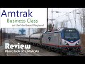 Amtrak business class review on the northeast regional