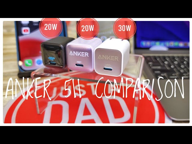 Anker 511 USB-C Wall Charger New 30W Nano3 vs 20W Nano Pro vs 20W Nano iPhone & Samsung Fast Charger