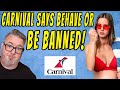 CRUISE NEWS - CARNIVAL WILL BAN YOU, DISNEY CRUISE FAVORITE RETURNS, BIG DAY FOR NCL and MORE