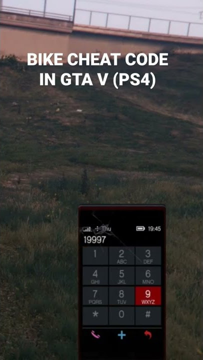 Bike cheat code GTA V (PS4)