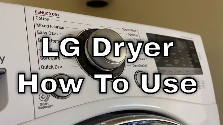 LG Dryer - How To Use