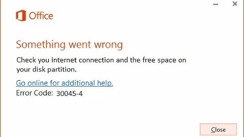 How to uninstall Microsoft office 365 for 2016 in windows 10 | Error code : 30045-44 (1)