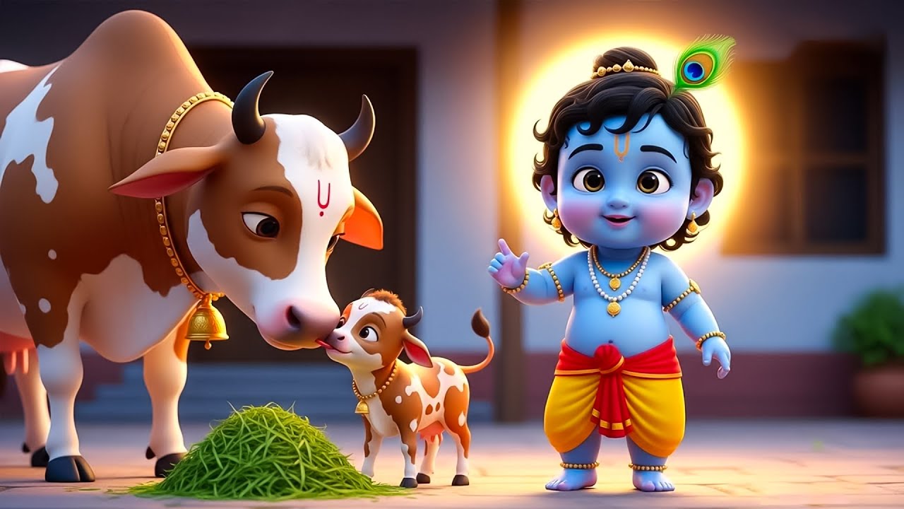 छोटी छोटी गैया छोटे छोटे ग्वाल। Choti Choti Gaiya Chote Chote Gwal। 