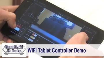 Using a Wi-Fi Tablet Controller for a 4WD Robot by SuperDroid Robots