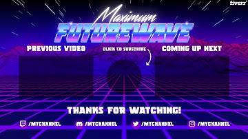 Make a retrowave youtube intro and outro - Best Intros & Outros service