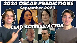 2024 Lead Acting Oscar Predictions | September 2023