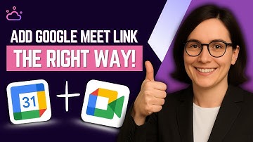 Add Google Meet Link in Google Calendar