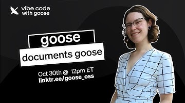 How to use goose for documentation | Vibe Code with goose