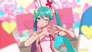 【MMD】Love-Colored Ward / 恋色病棟 (by OSTER project)【YYB Love Ward 初音ミク】