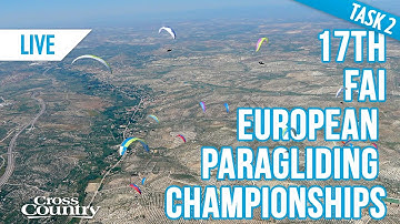 17th FAI European Paragliding Championships: Task 2 Live Stream