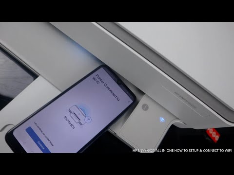 HP ENVY 6020 ALL IN ONE HOW TO SETUP & CONNECT TO WIFI