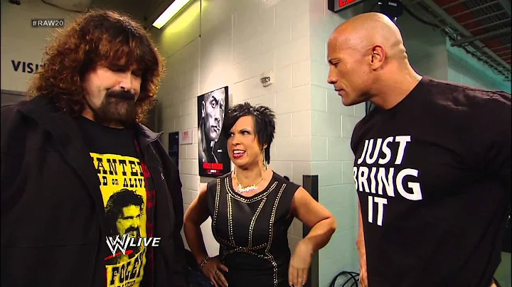 Mick Foley catches up with The Rock: Raw, Jan. 14,...