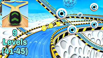 Going Balls  -  Part 9 levels 41 to 45  Gameplay Walkthrough  ARMA (iOS & Android)